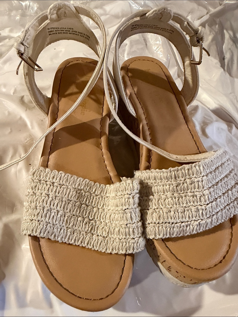 Haute Hippie Cream Braided Strap Sandals - Picture 3 of 12